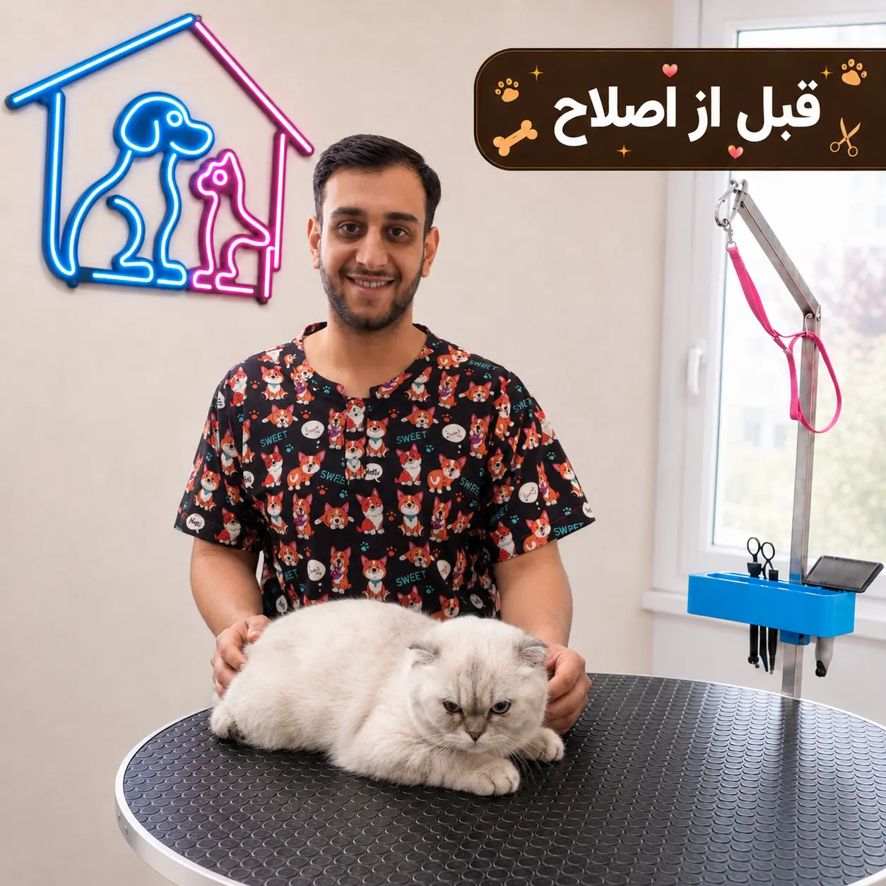 قبل از اصلاح پت
